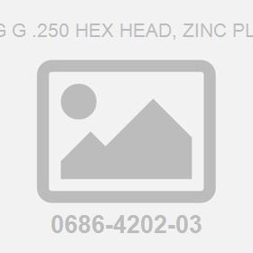 Plug G .250 Hex Head, Zinc Plate, 